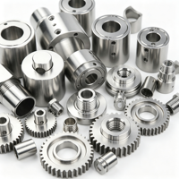 Pièces métalliques usinées CNC industrielles sur mesure en acier inoxydable à 5 axes, en alliage d'aluminium
