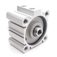 Silinder Kompak Ncq2a63-15d, Lubang o63mm, Langkah 15mm, 145psi, Port npt1/4