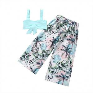 Importations chinoises en gros, ensembles de vêtements pour enfants européens d'été, boutique pour enfants, 2 pièces, OEM - Product Image 1