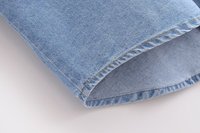Ensemble femme 2026 : Nouveauté mode décontractée deux pièces en jean, chemise ample à manches larges et pantalon large en jean décontracté