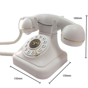 Libro de Visitas de Audio Estilo Antiguo para Bodas y Eventos, Teléfono con Teclado Giratorio Vintage, Función de Grabación de Voz Personalizable - Product Image 2