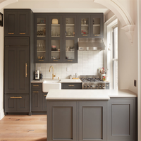 DAIYA armoire de cuisine, unité de garde-manger avec porte de secoueur de cuisine modulaire