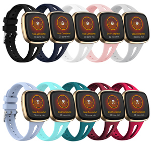 <span class=keywords><strong>Bracelet</strong></span> de montre Tschick pour Fitbit <span class=keywords><strong>Versa</strong></span> 3 <span class=keywords><strong>4</strong></span> <span class=keywords><strong>Bracelet</strong></span> Sport V Cut <span class=keywords><strong>Bracelet</strong></span> en silicone <span class=keywords><strong>Bracelet</strong></span> intelligent pour Fitbit Sense 2 1 <span class=keywords><strong>Bracelet</strong></span> S L - Product Image 1