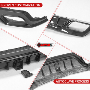 Diffuseur arrière de voiture en fibre de carbone sèche de qualité supérieure, style MSY, pour Land Rover Range Rover Sport SV - Product Image 3