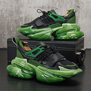 Chaussures pour hommes European Station 2026 Nouvelle collection tendance à semelle épaisse, rehaussantes, style sport et décontracté, type 'Dad Shoes' - Product Image 2
