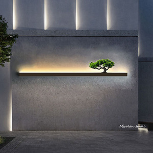 Outdoor Wall <b>Light</b> Long Strip Led Waterproof Garden Landscape <b>Plant</b> <b>Light</b> For Villa Courtyard Exterior Decoration - Product Image 4