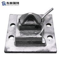 Système de verrouillage à torsion OEM pour conteneurs maritimes et remorques, fixation par boulons inférieurs, performance supérieure