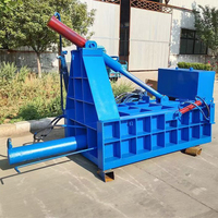 Compacteur de ferraille métallique horizontal en aluminium de qualité supérieure, équipement de recyclage manuel, presse à métal automatique