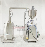 Machine de remplissage chauffante pour crèmes, pâtes et gels à haute viscosité, avec agitateur, idéale pour les lotions solaires – Modèle d'entrée de gamme