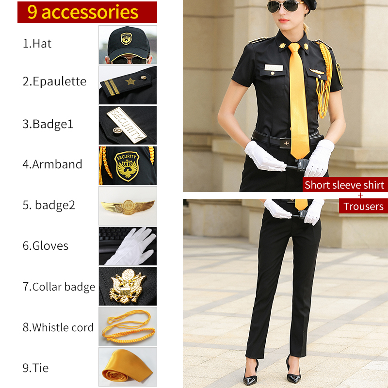 เสื้อเชิ้ตแขนสั้น+หมวกเบสบอล+อุปกรณ์เสริม epaulette 1+7