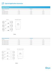 Batería Deye LiFePO4 LV 5.12kW 51,2 V 100Ah Nivel de protección IP20 montado en tierra Batería de litio Deye - Product Image 4
