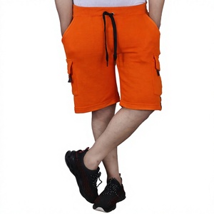 Pantalones Cortos Deportivos de Diseño Personalizado, de Forro Polar Sólido, Transpirables, de Secado Rápido, Ecológicos, con Cintura Elástica Alta y Bolsillos para Hombre - Product Image 1