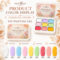 Gel pour nail art professionnel avec logo personnalisé, haute pigmentation, application facile, gel Pat Pat Blooming