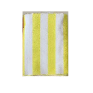 Terry Bên Ngoài Và Polyester Bên Trong Đôi Bên Sọc Thấm Jacquard Dày Khăn Tắm Bãi Biển Khăn - Product Image 5