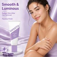 Crème dépilatoire à base de plantes OEM ODM 100g, parfum naturel, douce, indolore, action rapide pour les jambes et le corps des femmes