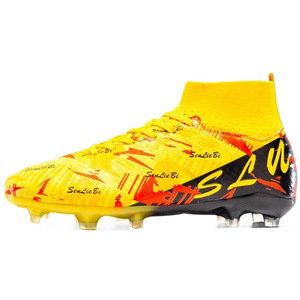 Zapatos de Fútbol de Caña Alta para Adolescentes y Niños, Calzado Deportivo Escolar para Entrenamiento, Transpirables y a la Moda - Product Image 5