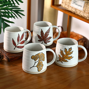 High Quality Custom Cartoon Porcelain Hand-Painted Underglaze Color Business Gifts Office High-Value Reusable Coffee Mug - Product Image 1