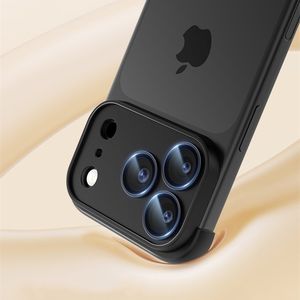 เคสกันกระแทก 4 มุม TPU แบบไร้ขอบ สำหรับ iPhone 14 15 16 17 <span class=keywords><strong>Pro</strong></span> Max พร้อมฝาปิดเลนส์กล้องแบบกระจก - Product Image 5