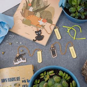 Marcadores de Metal Creativos con Diseño de Dibujos Animados, Elegantes y Exquisitos, Adecuados para Regalos de Oficina y Escolares - Product Image 3