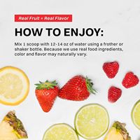 Poudre d'électrolytes hydratante au goût naturel de fraise et de lime, marque privée, pour la récupération sportive et l'apport en énergie