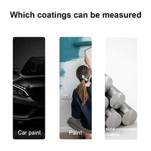 Hochpräzises Eisen-Zink-Dickenmessgerät, ein digitaler Dickenmesser zur Prüfung der Oberflächenlackschicht von Automobilen - Product Image 2