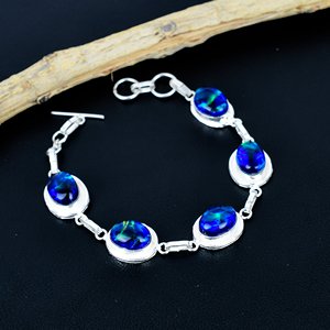 Trendy Handmade opal <b>Bracelet</b> Handmade Antique Style Handmade Adjustable Design Natural Stone <b>Bracelet</b> Fine Jewelry - Product Image 4