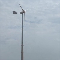 Générateur éolien triphasé AC HLD Factory 10 kW, énergie éolienne, diamètre du rotor 7,5 m, sortie 120 V, 220 V, 240 V, 380 V, directement de l'usine