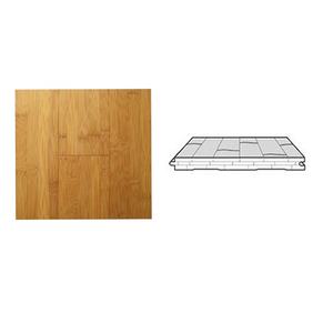 Plancher en bambou pour intérieur résidentiel, durable, solide, <span class=keywords><strong>horizontal</strong></span>, système de clic, 15 à 17 mm, finition UV, couleur carbonisée, durée de vie - Product Image 5