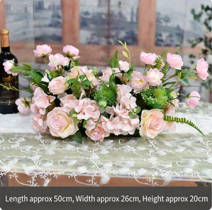 Arrangements de fleurs artificielles pour centres de table de mariage, décoration de table pour fêtes et événements à domicile, vente en gros - Product Image 4