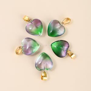 عيد الحب الزجاج الكريستال الحب القلب DIY صنع المجوهرات قلادات الأقراط الملحقات - Product Image 6