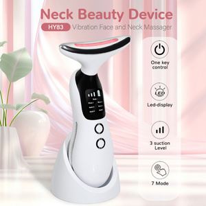 Dispositivo de Rejuvenecimiento Facial y de Cuello para Uso Doméstico, Eliminación de Arrugas, Masajeador Facial Reafirmante, Dispositivo de Belleza para Cuello con Luz de Color - Product Image 4