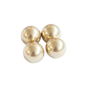 Пользовательские латунные медные шарики H62 Твердые медные шарики проводящие бурильный подшипник шарики из нержавеющей стали Заводская поставка - Product Image 2