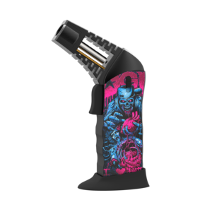 Venta caliente logotipo personalizado antorcha inclinada encendedor potente diseño a prueba de viento para la venta al por mayor - Product Image 4