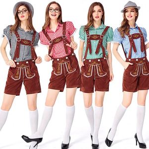 Costume Oktoberfest adulte de haute qualité <span class=keywords><strong>bavarois</strong></span> allemand hommes bière Festival Cosplay pour Halloween comprend des costumes et haut - Product Image 4
