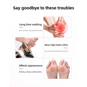 أحذية نسائية للمشي والتسوق بكعب عالٍ ونعل مخملي مانع للانزلاق مع بطانة جل ممتصة للصدمات للرياضة والراحة - للتجارة عبر الحدود - Product Image 5