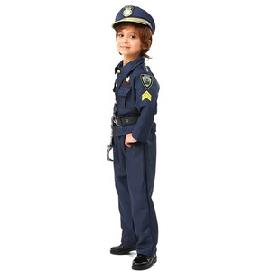 Vestire il Costume dell'ufficiale di polizia dell'america per il Costume dell'uniforme del poliziotto dei ragazzi dei bambini con gli accessori - Product Image 3