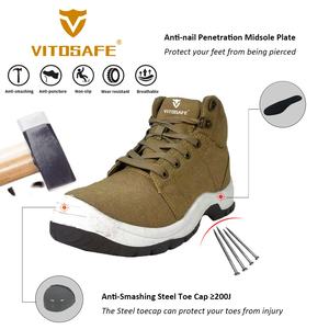 Botas de Trabajo Ligeras Antideslizantes con Puntera de Acero VITOSAFE, Calzado de Seguridad Industrial para Hombre para Invierno, para Fábrica - Product Image 2