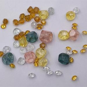 Diamant rond brillant VVS HPHT cultivé en laboratoire, couleur E, brut non taillé, certifié, matière première pour la fabrication de bijoux - Product Image 4