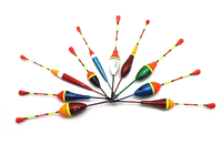 Flotteur de pêche de haute qualité 0.8G-4.5G, 1.5Cm à 16Cm, dispositif d'avertissement de pêche en mer, dispositif de poisson, ensemble de flotteurs de pêche en mousse