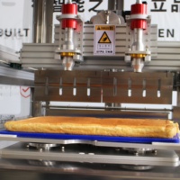 Fabricant de machines à découper les gâteaux en forme de diamant triangulaire, équipement de boulangerie automatique