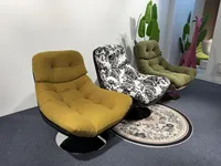 Fauteuil à bascule de salon, chaise longue de balcon, canapé paresseux pour la maison, fauteuil de designer léger et luxueux pour adulte, modèle pingouin