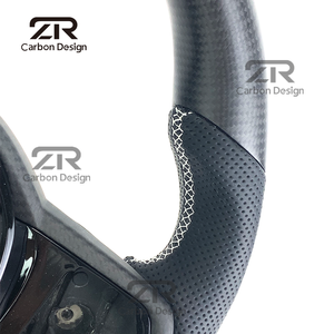 Volant en fibre de carbone mate pour BMW G20 G26 G30 G01 G02 G80 G82 G87 F90 F95 F96 M3 M4 Accessoires de voiture - Product Image 4