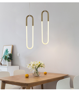 Nordic piccolo lampadario moderno di lusso semplice coffee shop LED ristorante bar acqua da comodino camera da letto luce della decorazione - Product Image 2