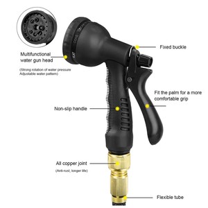Tubo da Giardino Espandibile Resistente da 50 Piedi con Pistola <span class=keywords><strong>a</strong></span> Spruzzo UK - Product Image 3