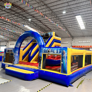 AirFunPro <strong>Inflatable</strong> Jumping Castle <strong>Bouncer</strong> with Slide for 10 Kids Commercial Use Waterproof Material Easy Setup - Product Image 1