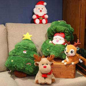 Giocattoli Natalizi Imbottiti Vendita Calda Alberi di Natale in Peluche Personalizzati Simpatico Pupazzo di Renna Regalo di Natale - Product Image 2