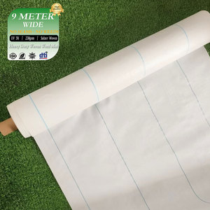 Blanc 3.2oZ haute qualité tapis de mauvaises herbes tapis de serre réfléchissant blanc tissu de sol géotextile pour serre couvre-sol - Product Image 1
