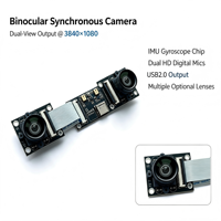 Módulo de Cámara Binocular 3D con Obturador Global e IMU, Cámara VR para Recopilación de Datos, SLAM, Desarrollo de Algoritmos de Visión Artificial