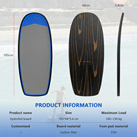 Planche à pagaie en fibre de carbone léger 105*44cm pour hydroptère surf aileron jeu d'eau pompe de pompage planche de surf