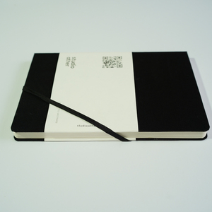 2025 tùy chỉnh chương trình nghị sự Nhật Ký cho nam giới giá rẻ giá thấp moq vải lanh đen nổi da Bìa 8x11 inch 100gsm Trọng lượng giấy - Product Image 3